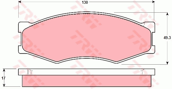 Jarrupalasarja, levyjarru TRW GDB318