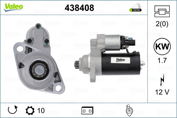 Startteri VALEO 438408
