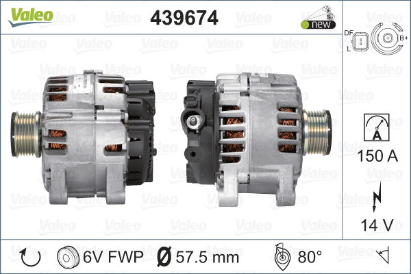 Laturi VALEO 439674