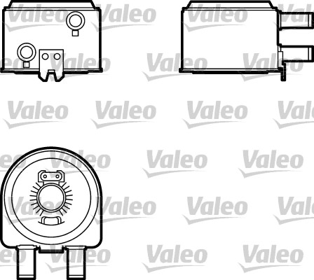 Moottoriöljyn jäähdytin VALEO 817704