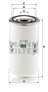 Öljynsuodatin MANN-FILTER W 13 120/2