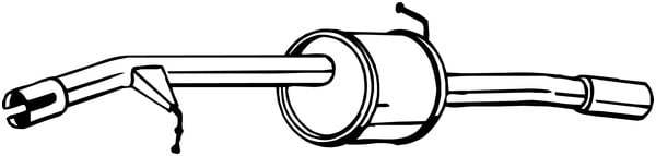Takaäänenvaimentaja BOSAL 135-109