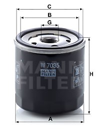 Öljynsuodatin, CHRYSLER,DODGE,JEEP,PLYMOUTH,VW, 04105409, 04105409AB, 04105409AC, 04105409BB, 410 5409, 4105409, 4105409AB, 4105409AC, 4