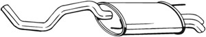 Takaäänenvaimentaja, VW POLO, 6N0253609AD, 6N0253609F, JZW253609AF