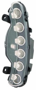 Huomiovalot, Oikea, CITROËN DS3, DS3 Cabriolet, 6206R8, 6206R8/044210