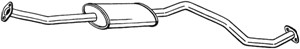 Keskiäänenvaimentaja, NISSAN NOTE, 20300BH61B, 20300BH61C