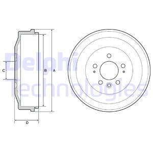 Jarrurumpu DELPHI BF558