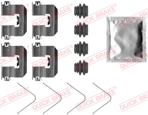 Tarvikesarja, jarrupala QUICK BRAKE 109-0095