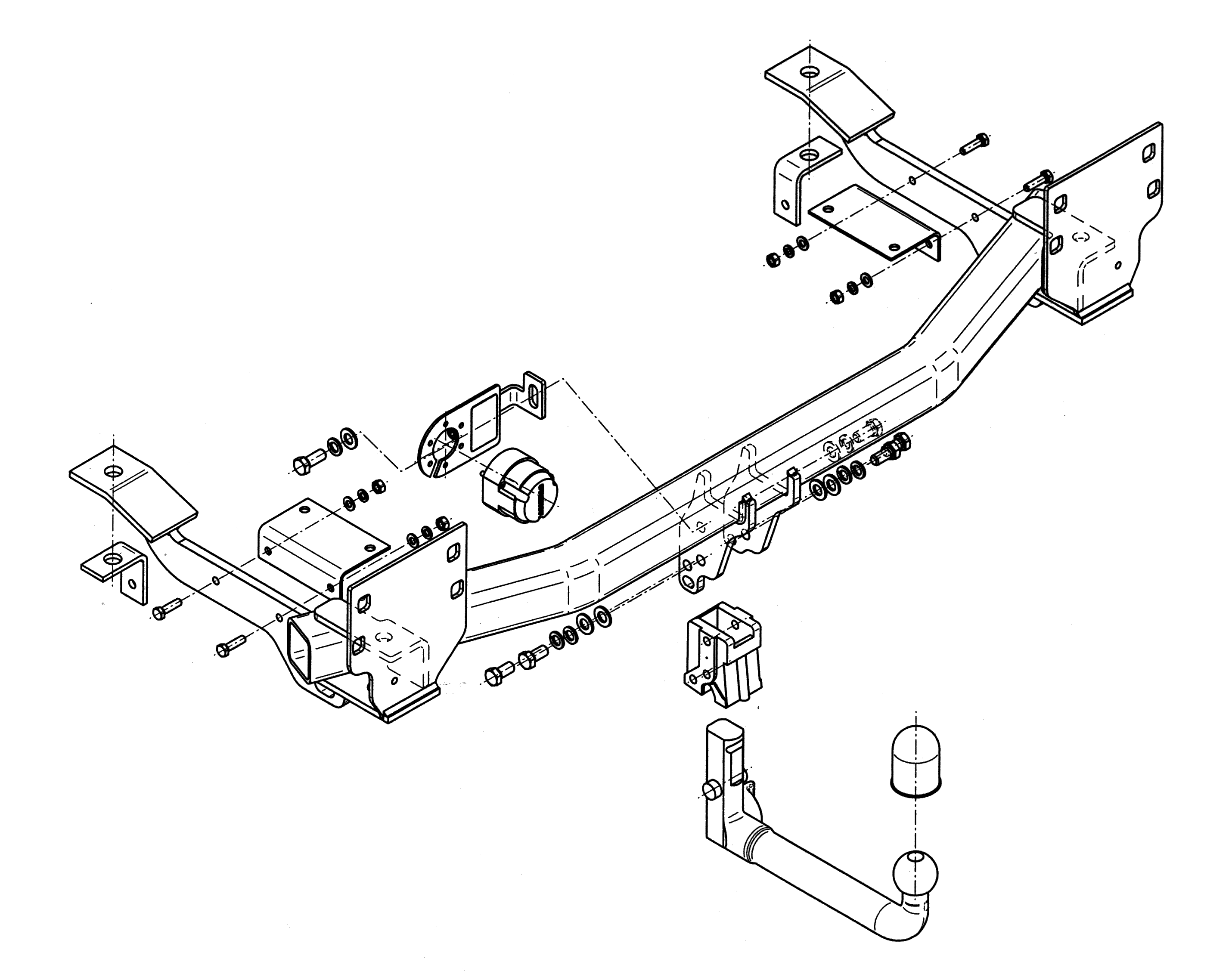Vetokoukku STEINHOF STL-111 Land Rover Range Rover '02-12