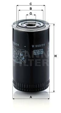 Öljynsuodatin MANN-FILTER W 950/24