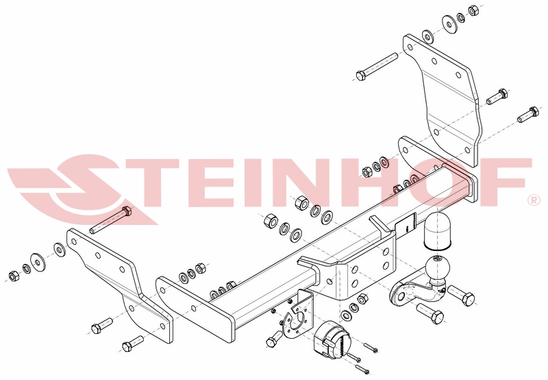 Vetokoukku STEINHOF STF-294 Ford Transit '00-