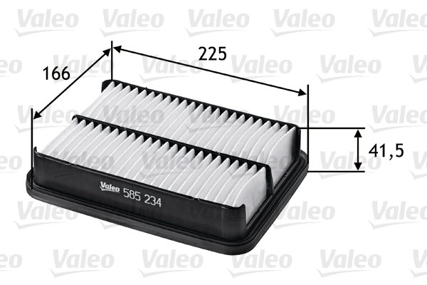 Ilmansuodatin VALEO 585234