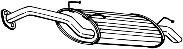 Takaäänenvaimentaja BOSAL 165-153