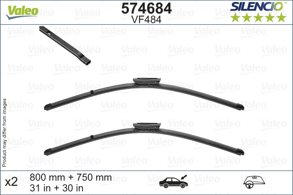 Pyyhkijänsulka VALEO 574684