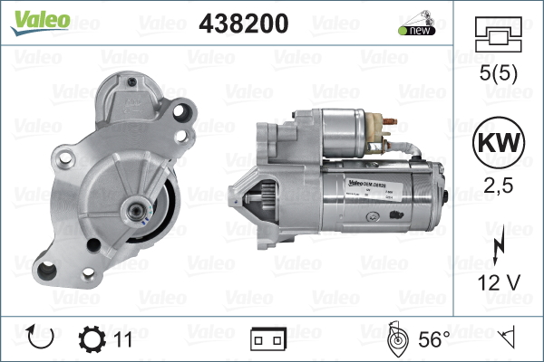 Startteri VALEO 438200