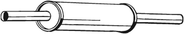 Keskipönttö BOSAL 233-373