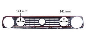 Jäähdyttimen säleikkö, VW GOLF II, 191 853 653K QN5