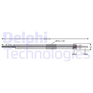 Hehkutulppa DELPHI HDS421