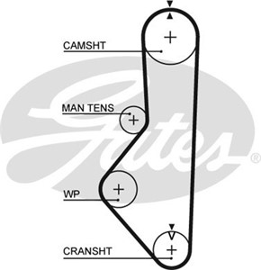 Hammashihna, MAZDA 626 II, 626 Coupé II, 626 Hatchback II, B-SERIE, F803-12-205, F804-12-205, F807-12-205, F8Y8-12-205, F8Y9-12-205