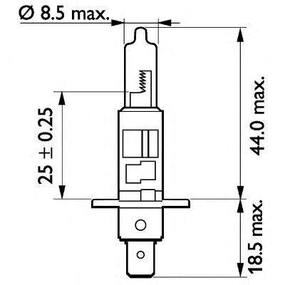 Kaukovalopolttimo PHILIPS 13258MLC1