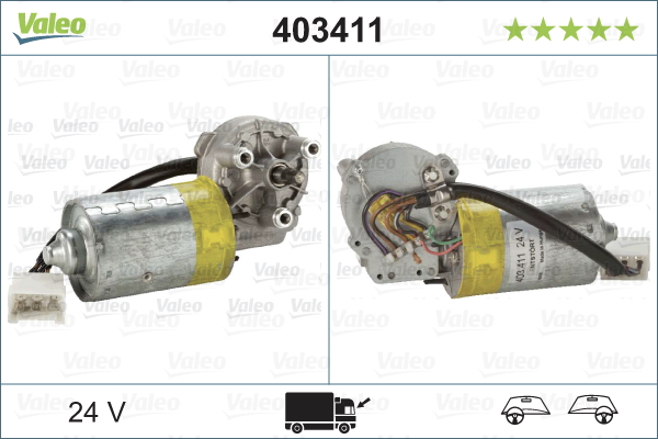 Pyyhkijän moottori VALEO 403411