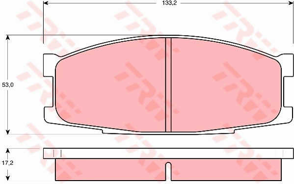 Jarrupalasarja, levyjarru TRW GDB1022