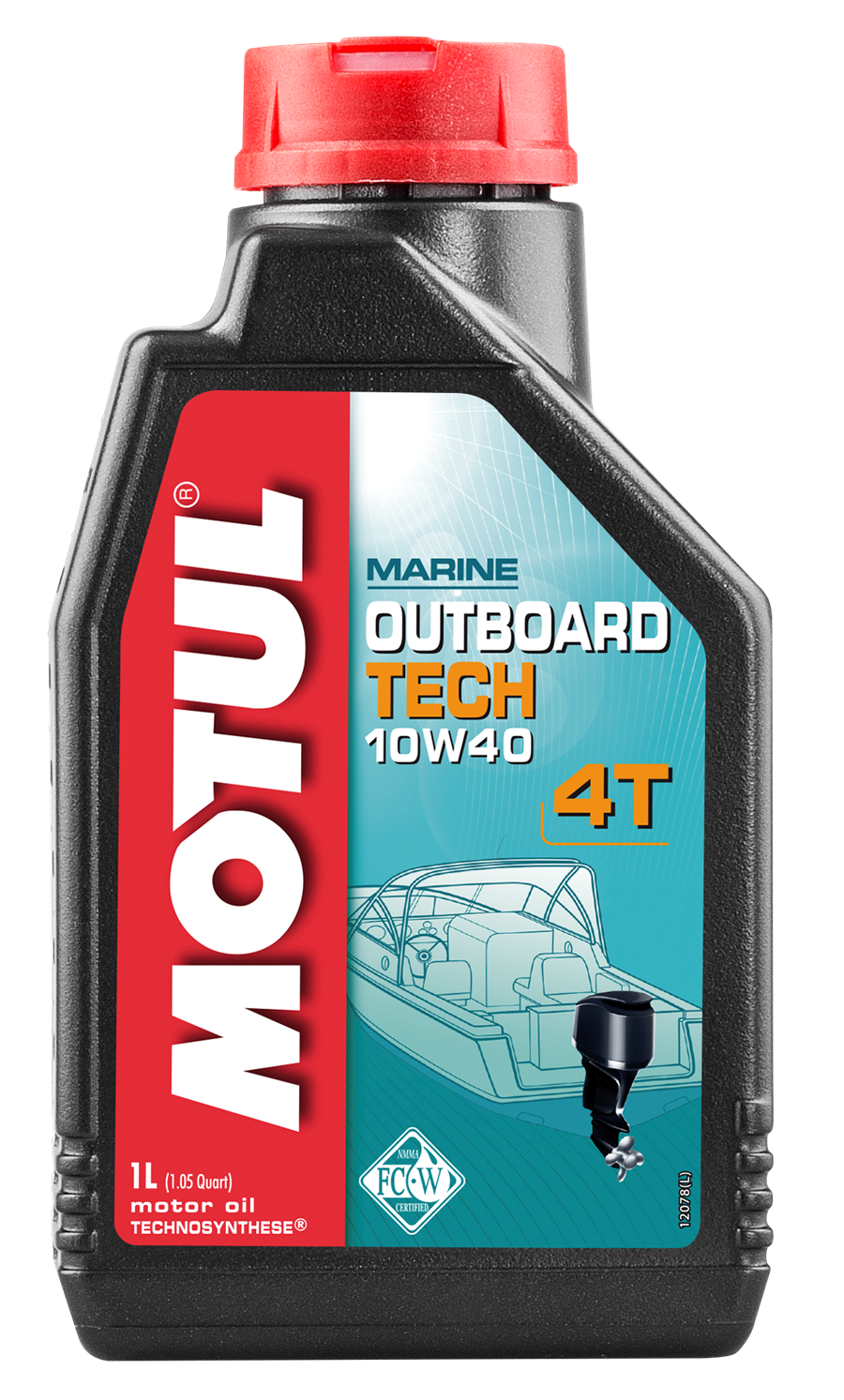 Moottoriöljy MOTUL OUTBOARD TECH 4T 10W40 1L