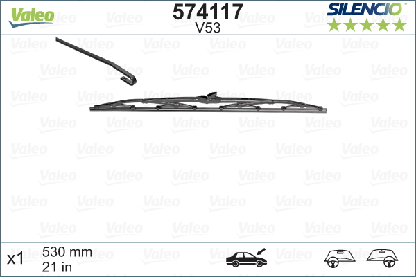 Pyyhkijänsulka VALEO 574117