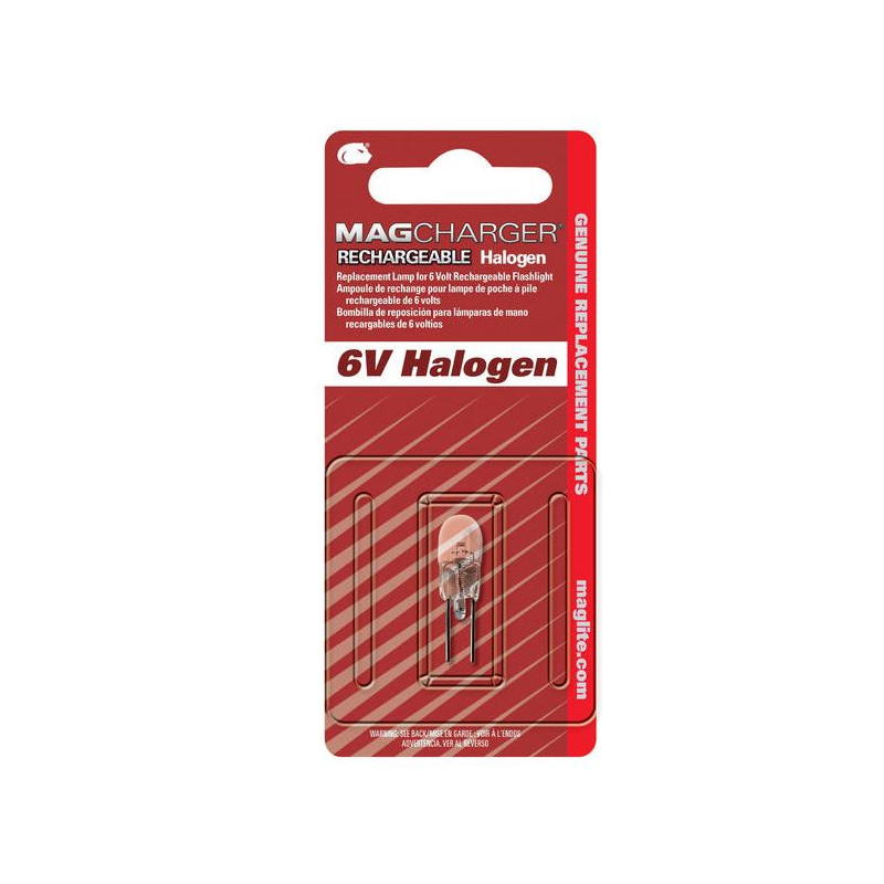 Maglite Mag Charger polttimo, Ladattavan halogen piikkikanta