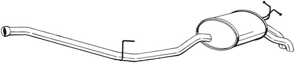 Takaäänenvaimentaja BOSAL 287-087