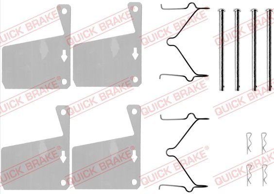Tarvikesarja, jarrupala QUICK BRAKE 109-0960