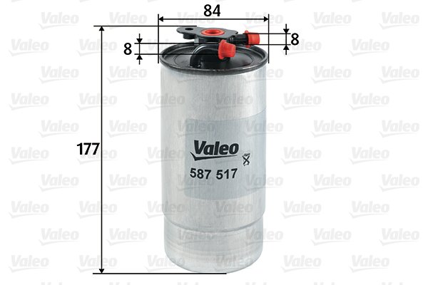 Polttoainesuodatin VALEO 587517