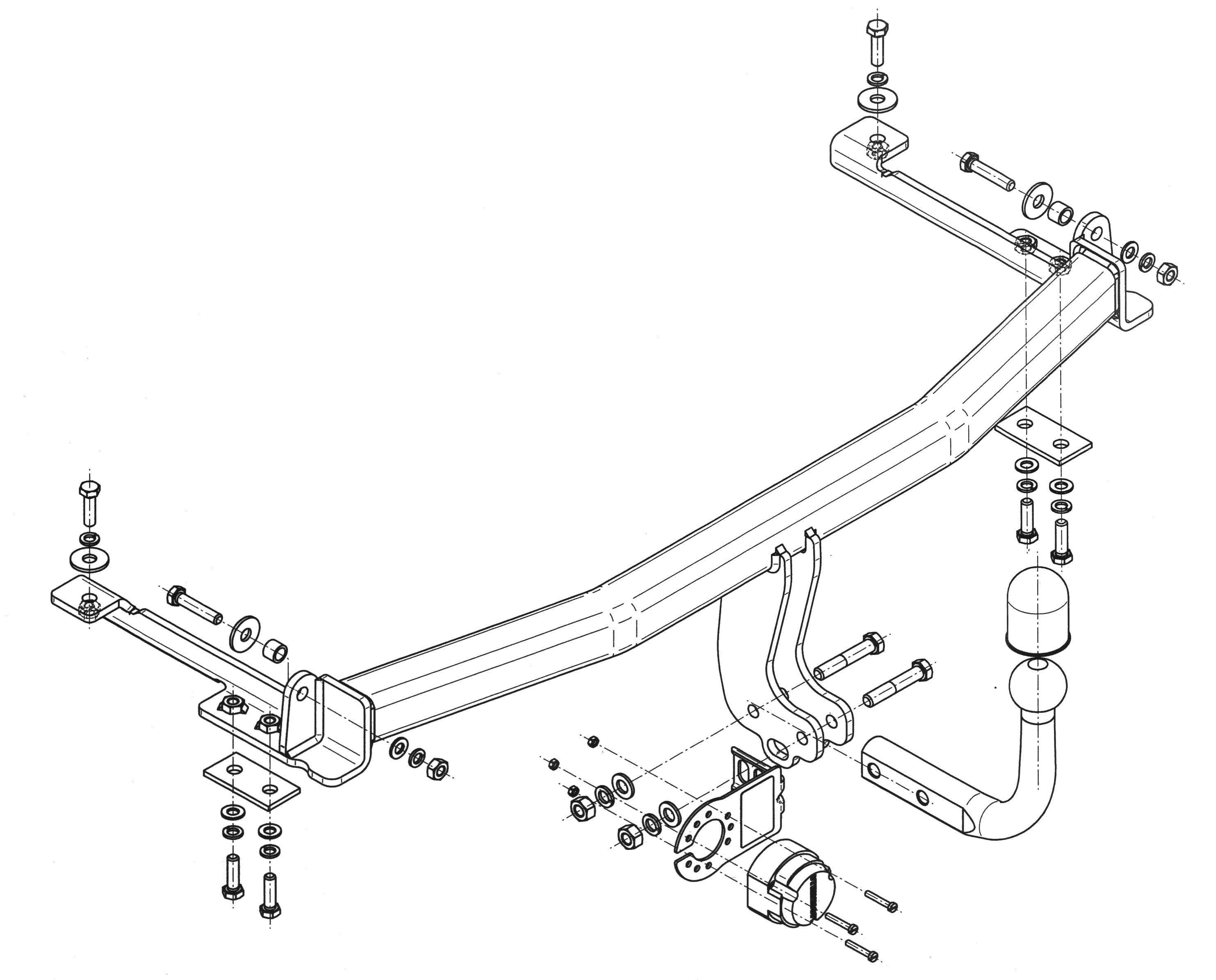 Vetokoukku STEINHOF STH-067 Honda Jazz '02-08
