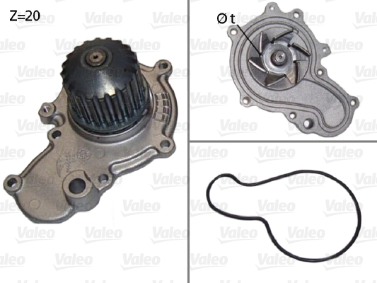Vesipumppu VALEO 506538