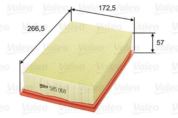 Ilmansuodatin VALEO 585068