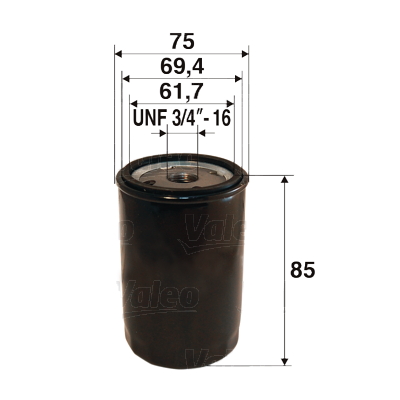 Öljynsuodatin VALEO 586068