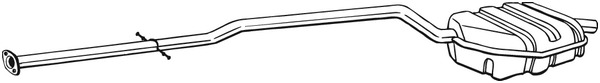 Takaäänenvaimentaja BOSAL 290-161