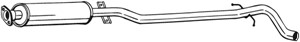 Keskiäänenvaimentaja, VOLVO V70 II, 30636378, 30636449, 8683429