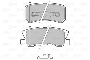 Jarrupalasarja, levyjarru, Taka-akseli, CHRYSLER,CITROËN,DODGE,FIAT,HYUNDAI,JEEP,LANCIA,MITSUBISHI,PEUGEOT, 4605A447, 4605A448, 4605A487