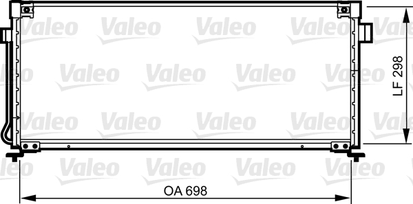 Lauhdutin, ilmastointilaite VALEO 814259