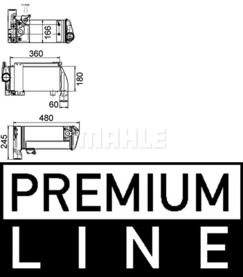 Öljynjäähdytin, hidastin MAHLE ORIGINAL CLC 143 000P
