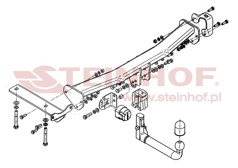 Vetokoukku STEINHOF STL-103 Land Rover Freelander '06-14