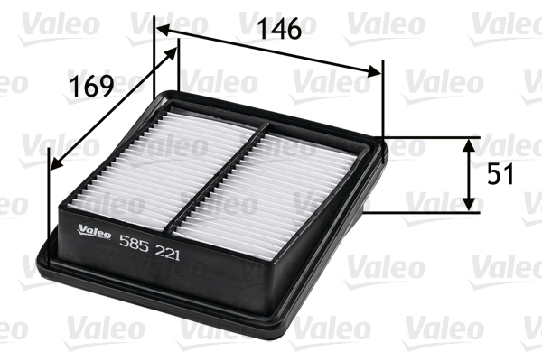 Ilmansuodatin VALEO 585221
