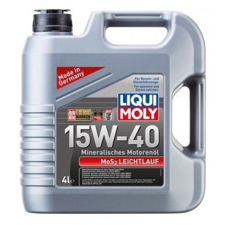 Moottoriöljy LIQUI MOLY MOS2 LOW-FRICTION 15W40 4L