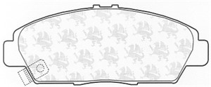Jarrupalasarja, levyjarru, Etuakseli, HONDA ACCORD V, ACCORD Aerodeck V, ACCORD Coupé IV, PRELUDE IV, PRELUDE V, ROVER 600, 45022-S30-G1
