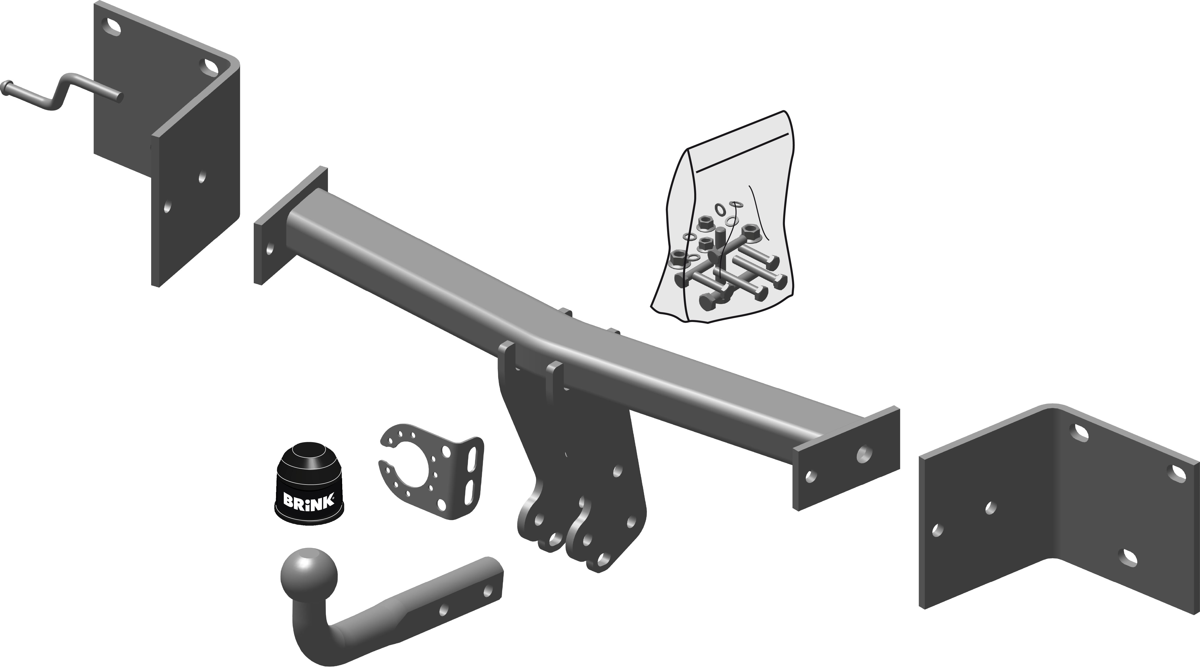 Vetokoukku BRINK 525100 BMW X1 E84