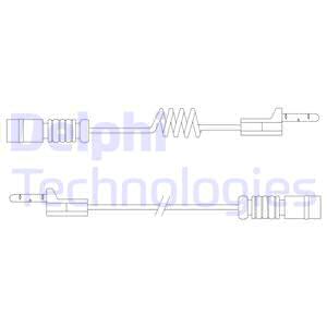 Jarrupalan kulumisen ilmaisin DELPHI LZ0280