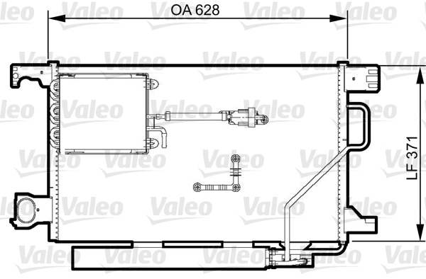 Lauhdutin, ilmastointilaite VALEO 814368