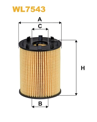 Öljynsuodatin WIX FILTERS WL7543