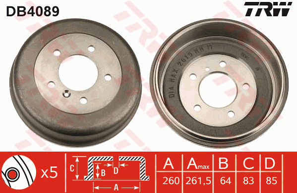 Jarrurumpu TRW DB4089